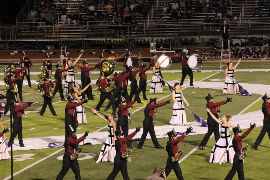 The Marching Maroons perform this years show, Peace by Piece.