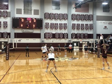 Girls Volleyball Plays in Playoffs