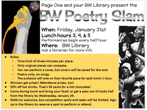 Page One and Library Poetry Slam